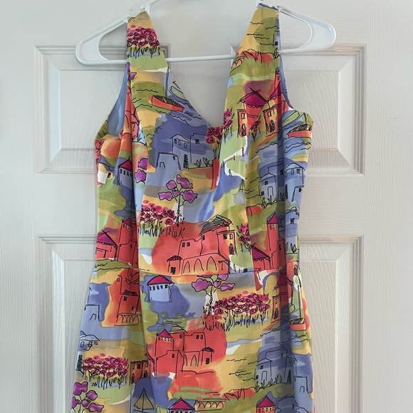 Coldwater Creek Dresses & Skirts - 🎉Host Pick🎉Coldwater Creek Colorful Abstract Print Dress